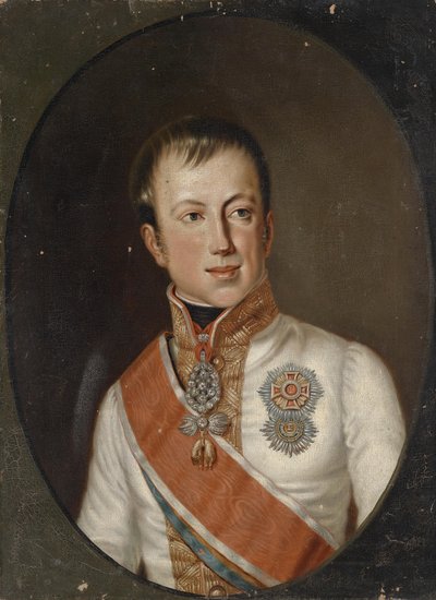 Portrait of Emperor Ferdinand I of Austria in Uniform with Decorations by Unbekannt Unbekannt